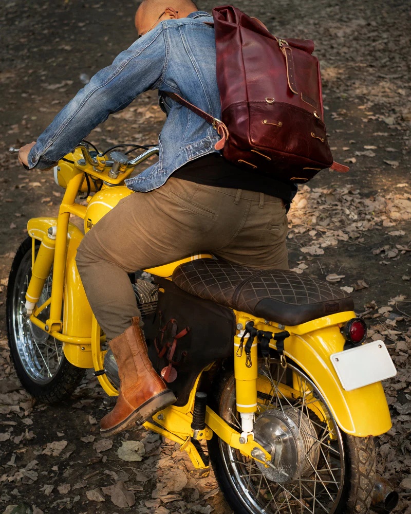 backpack pannier - classic roll top - Image 17