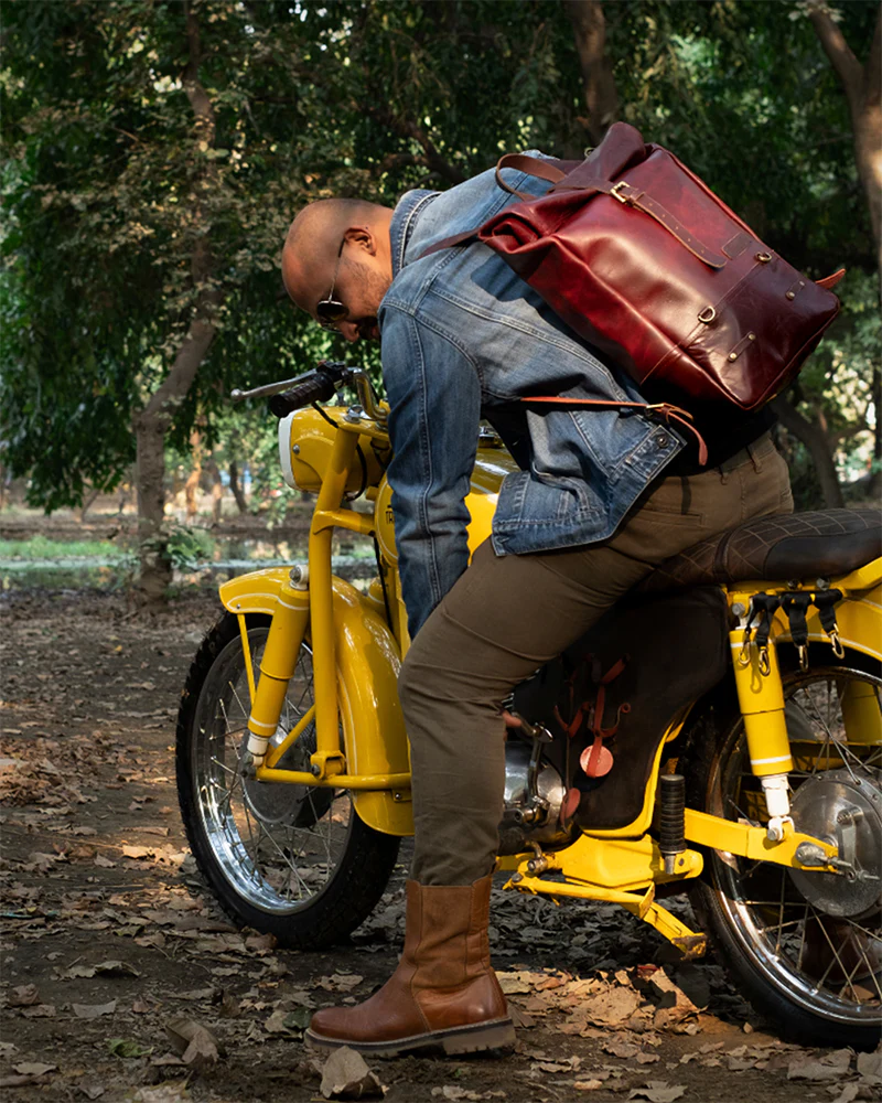 backpack pannier - classic roll top - Image 18
