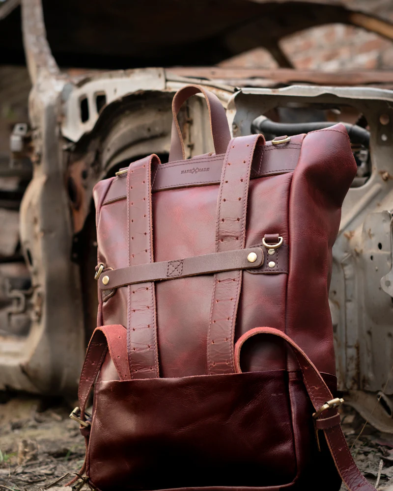 backpack pannier - classic roll top - Image 19