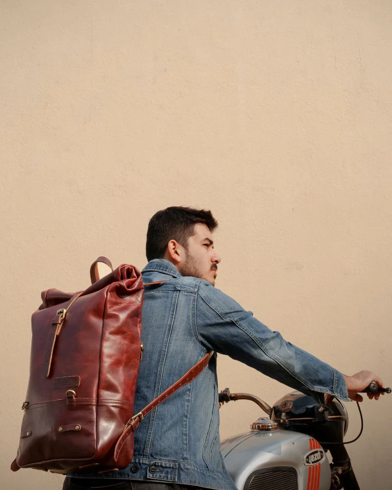 backpack pannier - classic roll top - Image 23