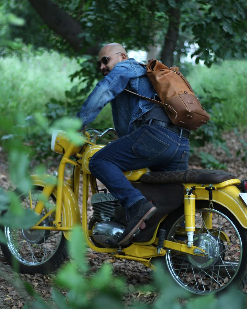 backpack pannier - classic roll top - Image 26