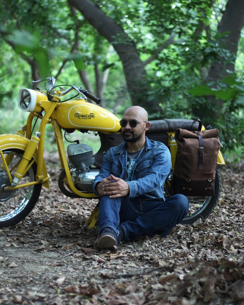 backpack pannier - classic roll top - Image 6