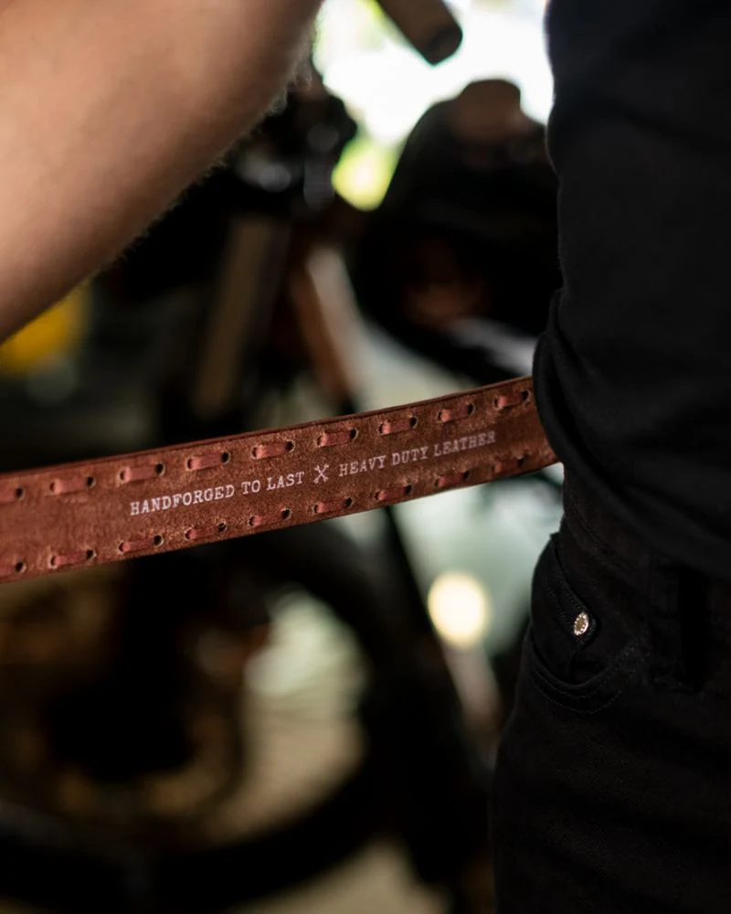 bronco belt cherry red - Image 5