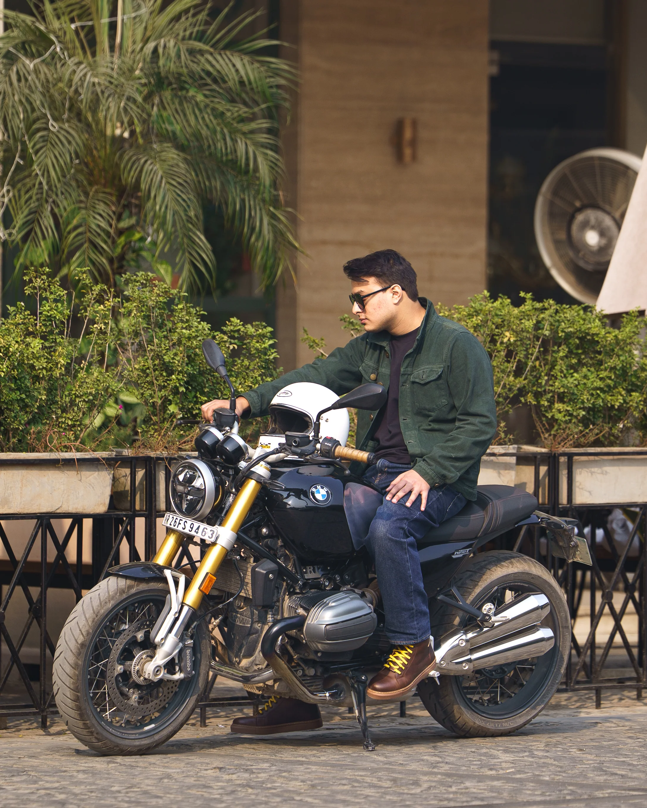 esc: men's riding sneakers mocha with personalisation - Image 5