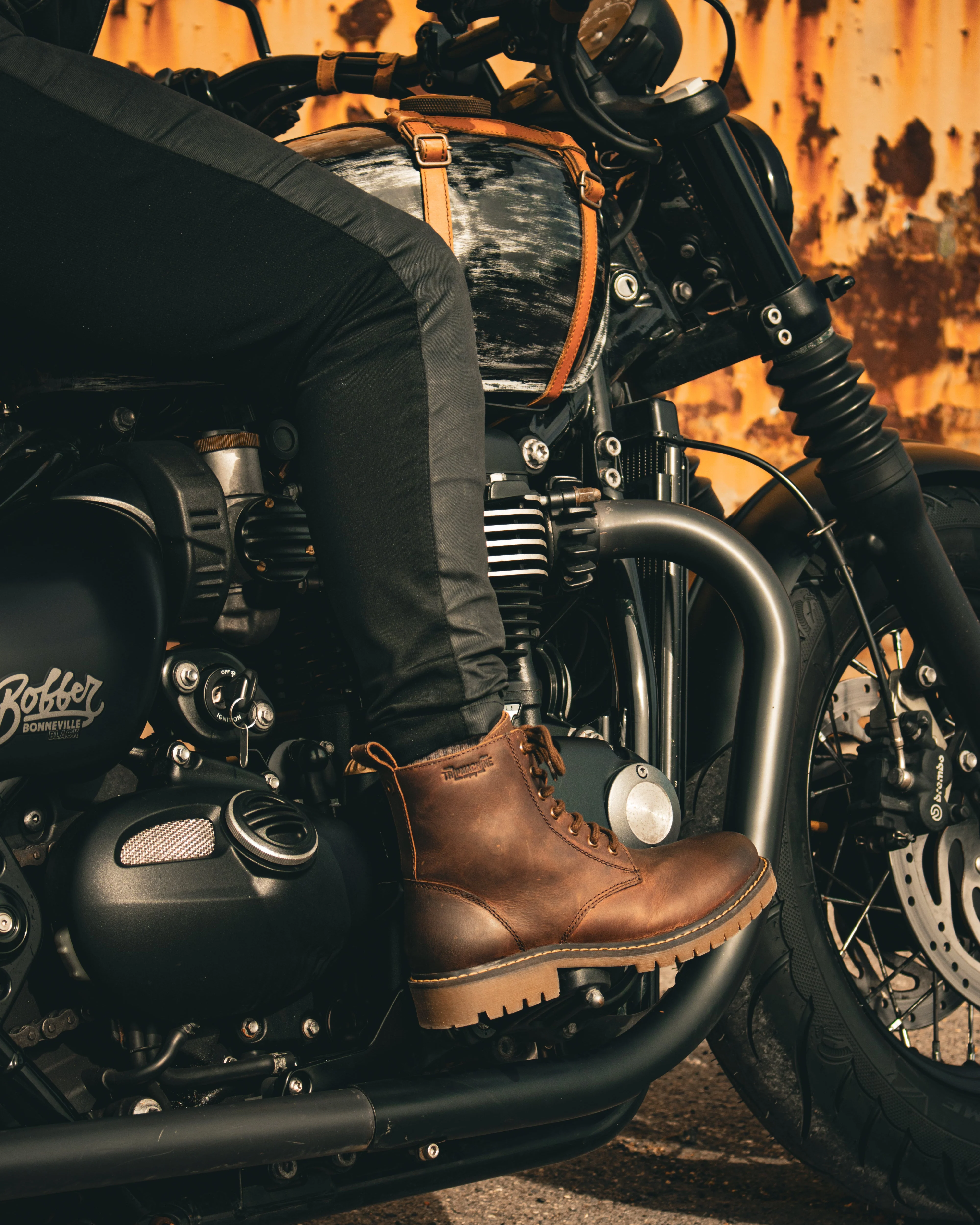 hellcat: women's riding boots mocha with shoe protector - Image 4