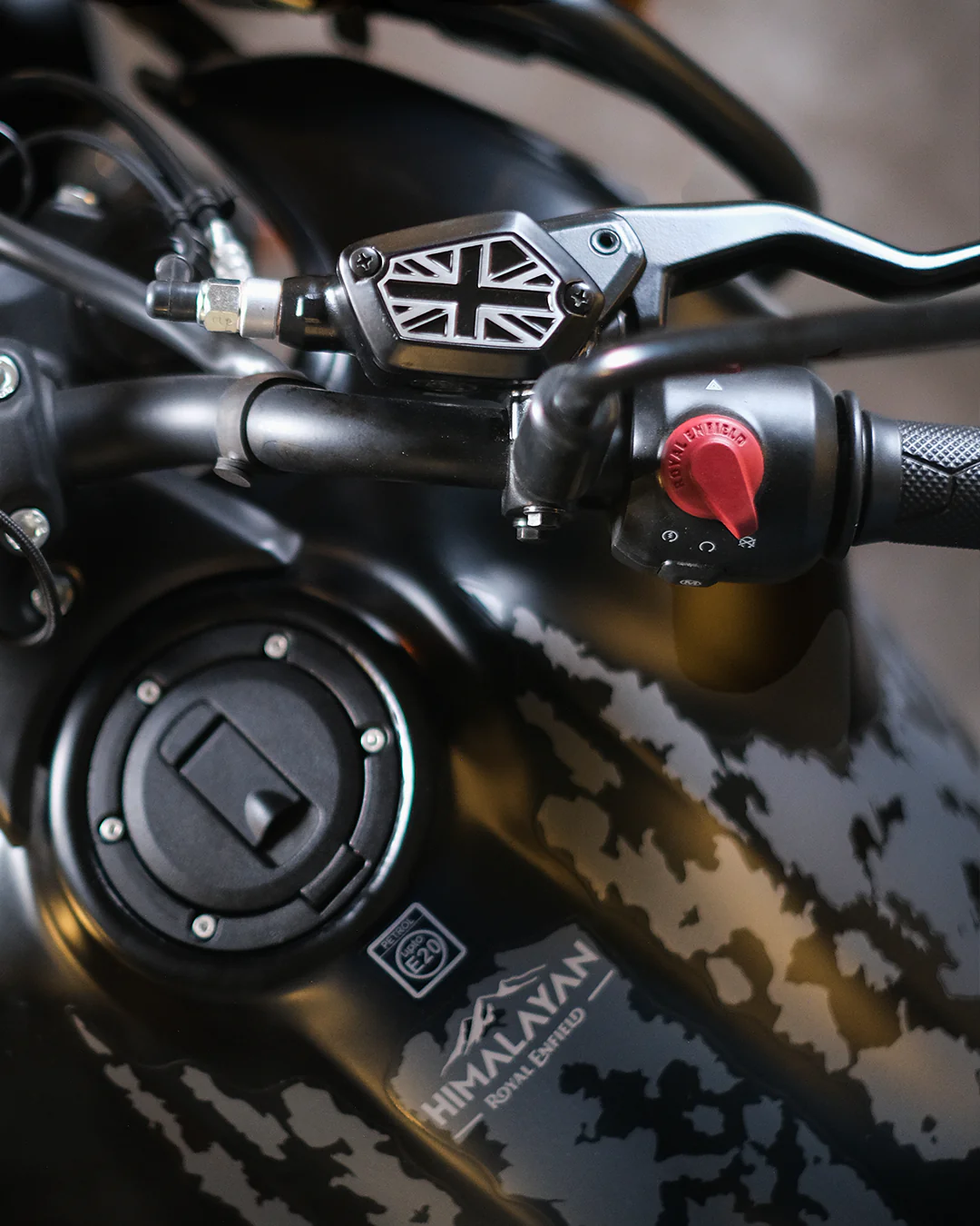 brake oil reservoir cap crafted to fit himalayan & guerrilla 450 - Image 4