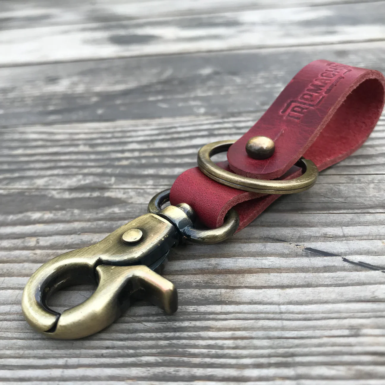 key fob with antique gold - Image 3