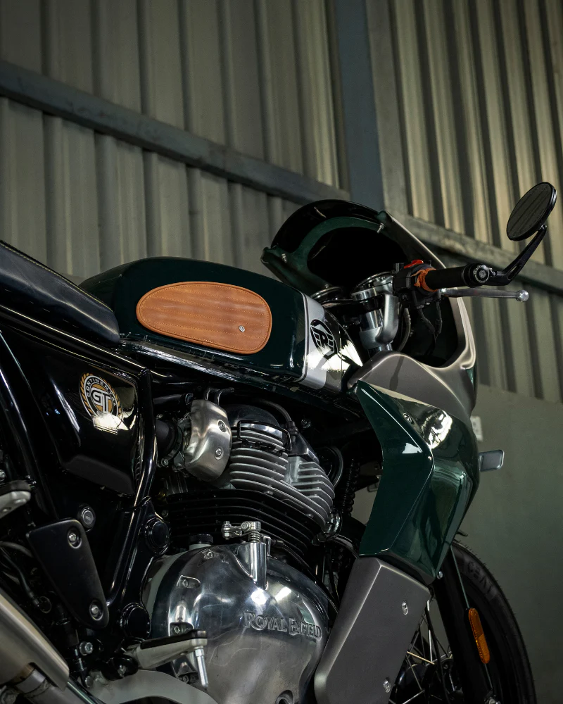 tank pads leather classic stripes - Image 11