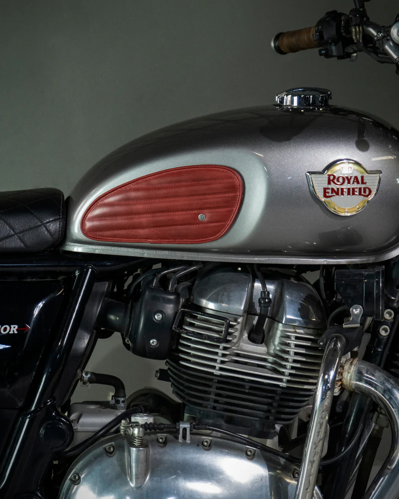 tank pads leather classic stripes - Image 30
