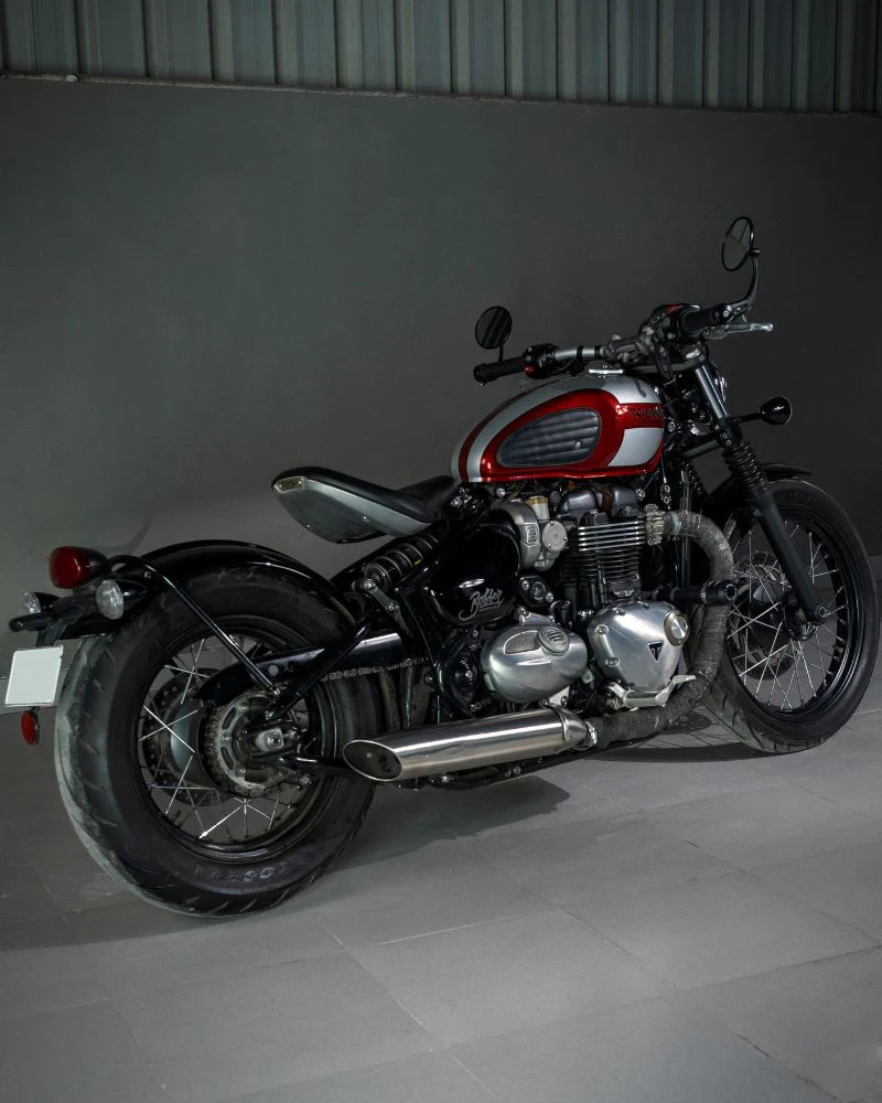 tank pads leather classic stripes - Image 4