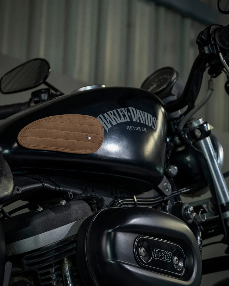 tank pads mini leather classic stripes - Image 13
