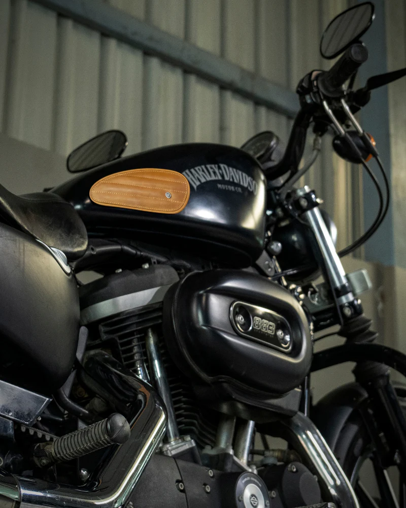 tank pads mini leather classic stripes - Image 18