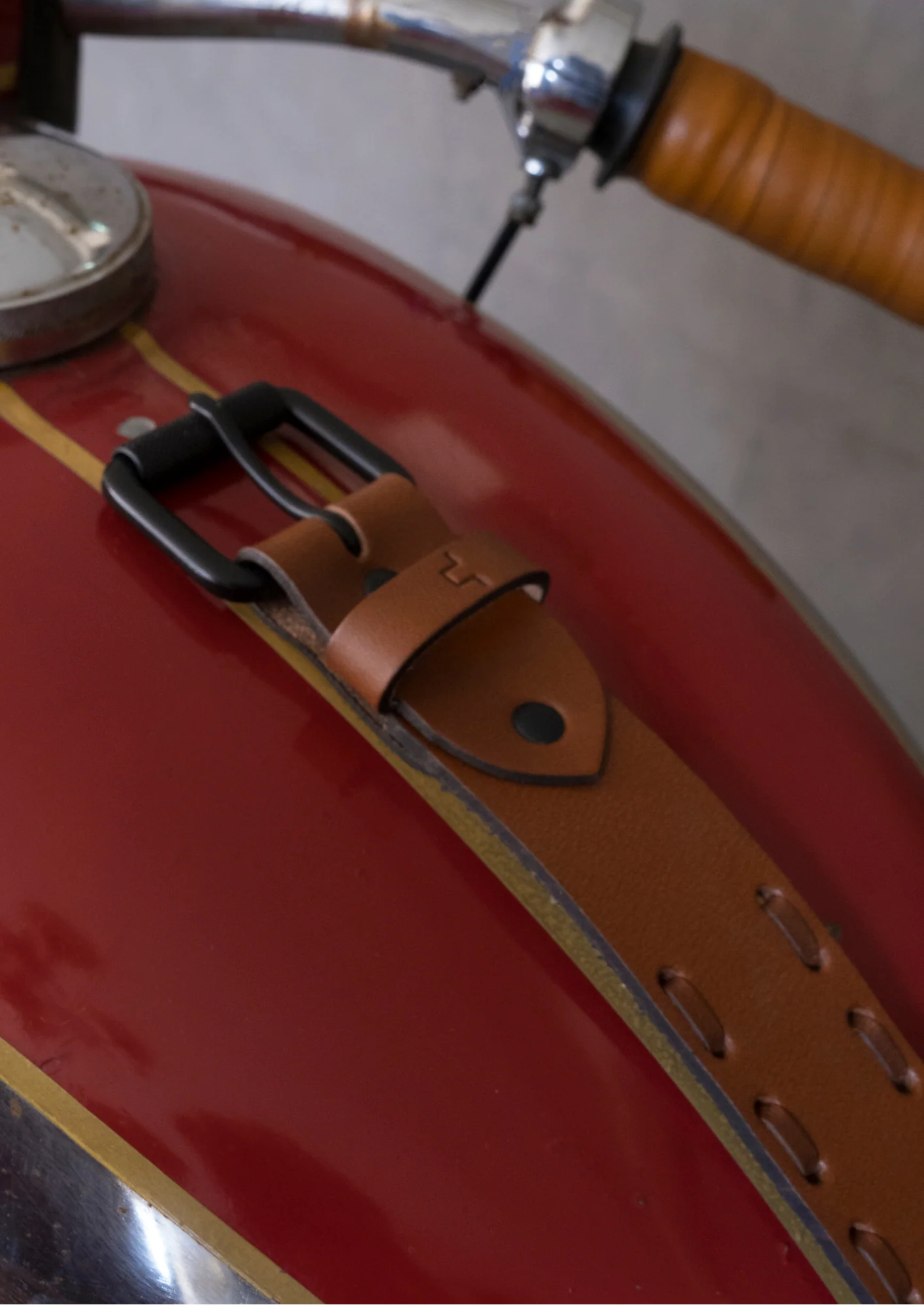 bronco belt vintage tan - Image 5