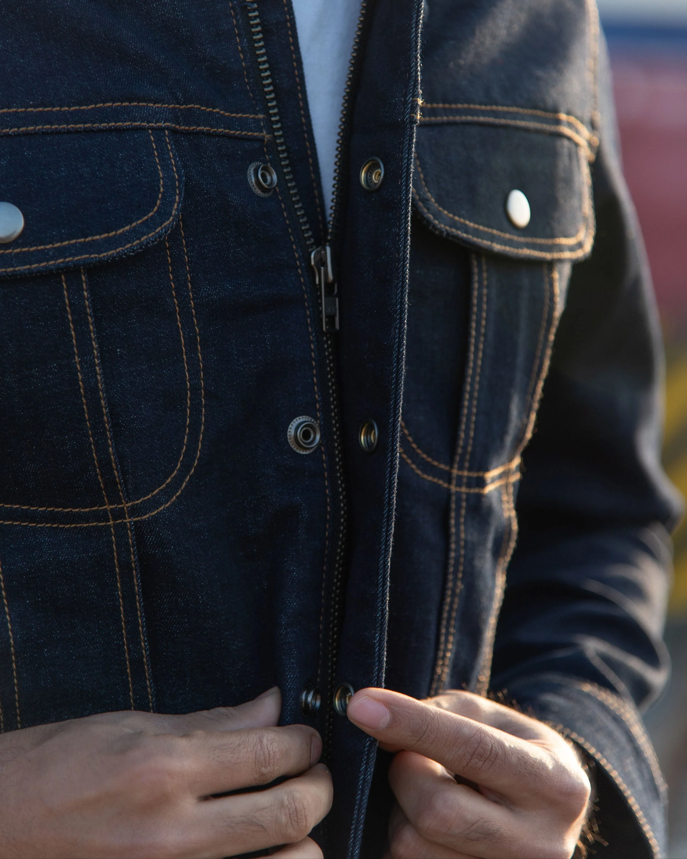 zero: denim riding jacket - Image 6